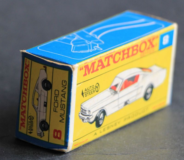 Matchbox Lesney Ford Mustang 1967 Metallmodell in Originalbox (4281)
